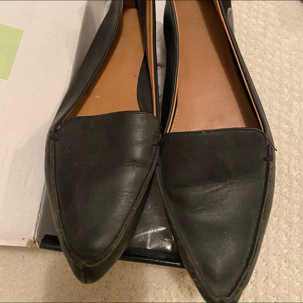 J. Crew Edie Leather Loafers size 7.5